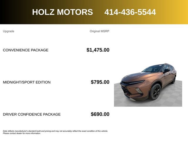 Certified 2023 Chevrolet Blazer LT w/ Convenience Package FWD image 5