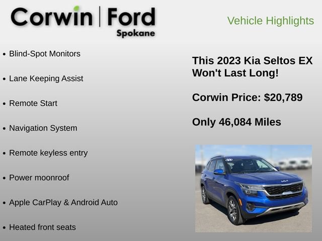 Used 2023 Kia Seltos EX AWD/4WD image 6
