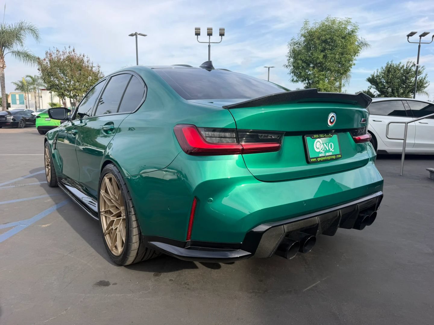 Used 2022 BMW M3 Competition w/ M Carbon Exterior Package RWD image 9
