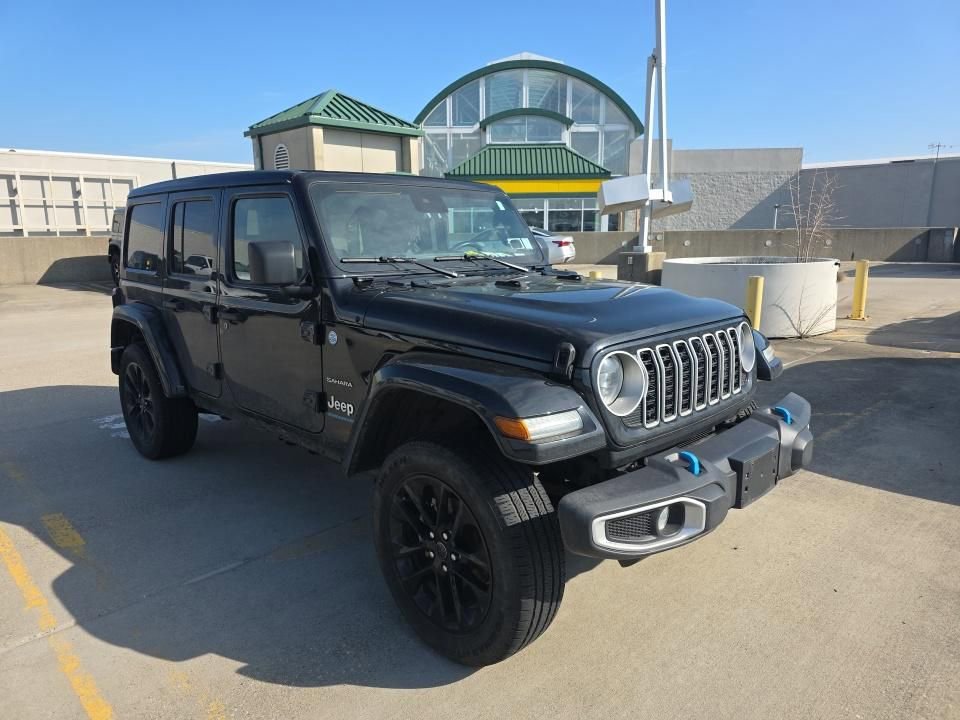 Used 2024 Jeep Wrangler Unlimited Sahara w/ Technology Group image 1