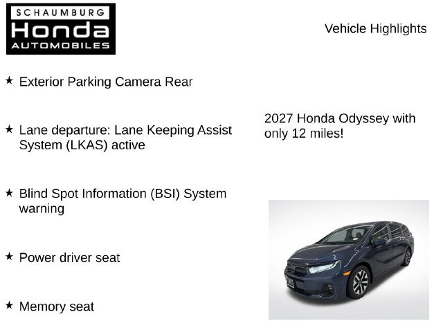 New 2027 Honda Odyssey EX-L image 7