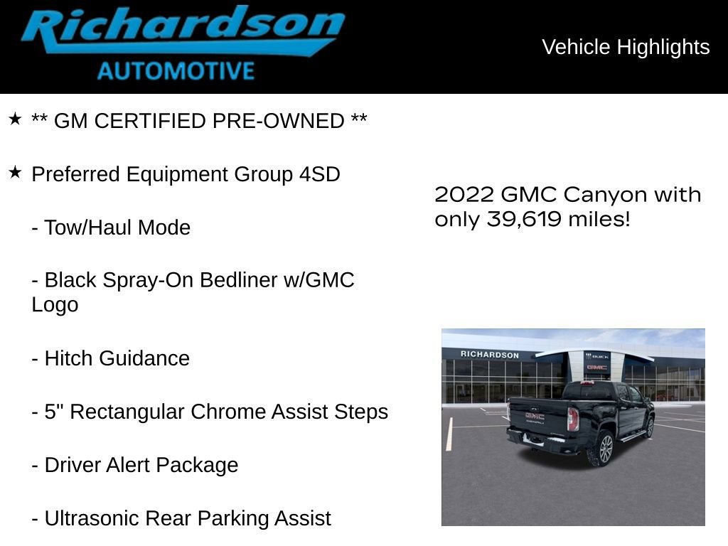 Used 2022 GMC Canyon Denali image 12