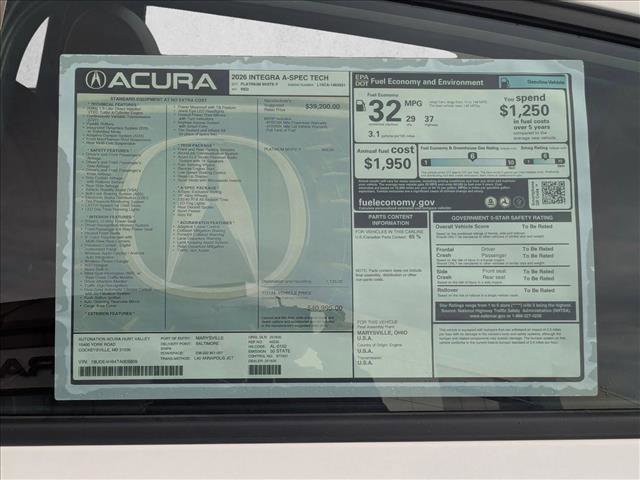 New 2026 Acura Integra A-Spec image 19