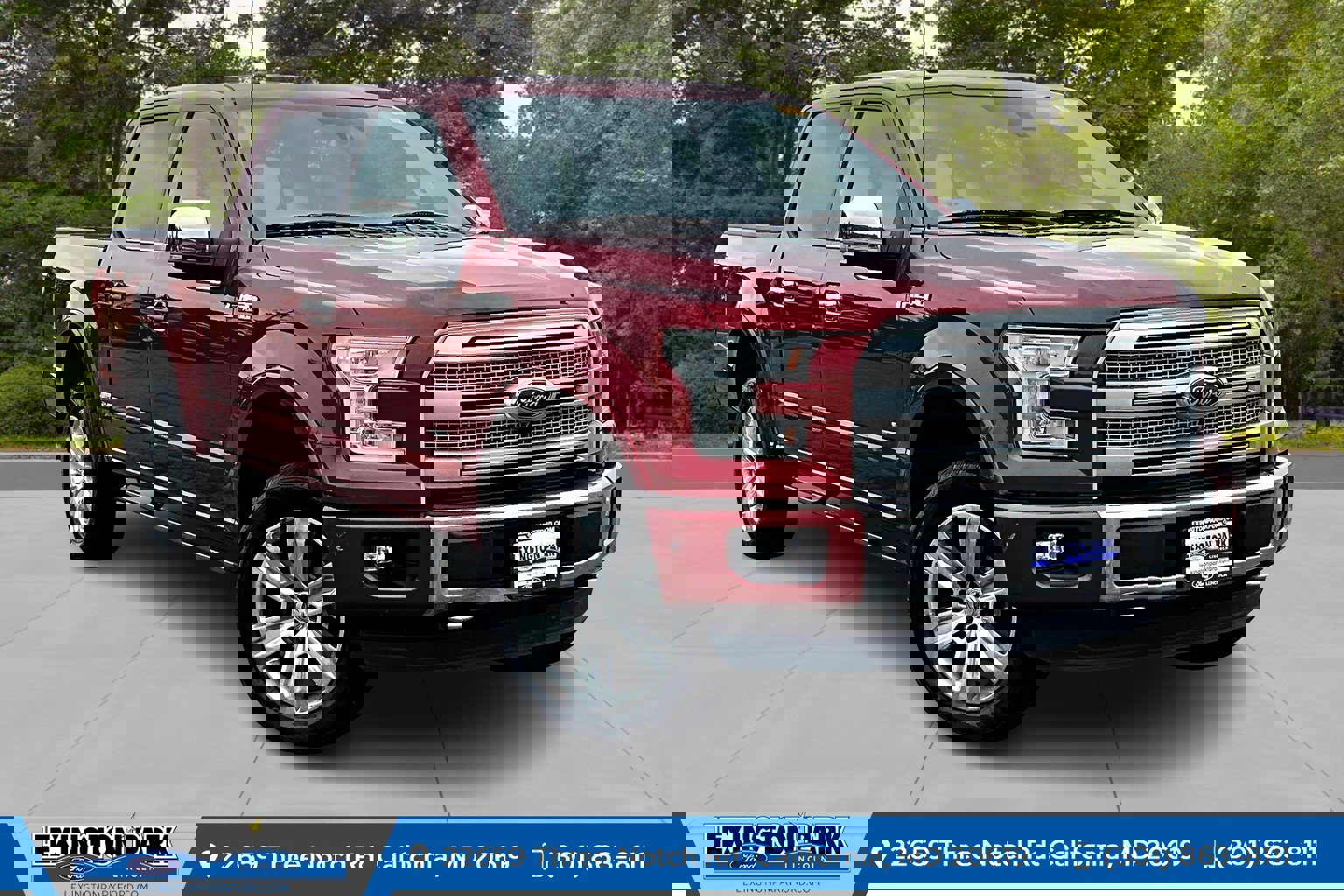 Used 2016 Ford F150 Platinum w/ Equipment Group 701A Luxury