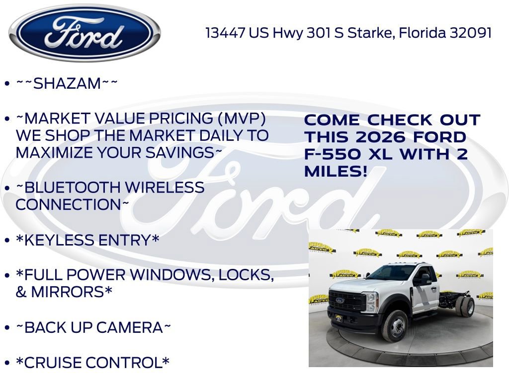 New 2026 Ford F550 4x4 Regular Cab Super Duty image 5