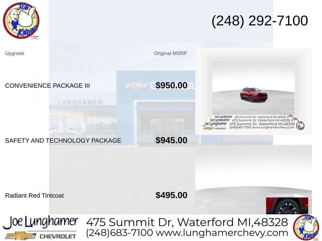 New 2026 Chevrolet Equinox RS w/ Convenience Package III AWD/4WD image 7