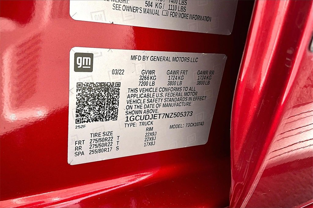 Used 2022 Chevrolet Silverado 1500 High Country w/ High Country Premium Package image 34