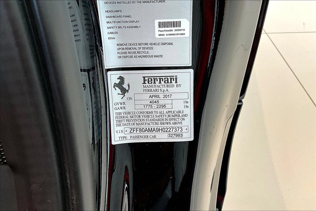 Used 2017 Ferrari 488 Spider RWD image 16