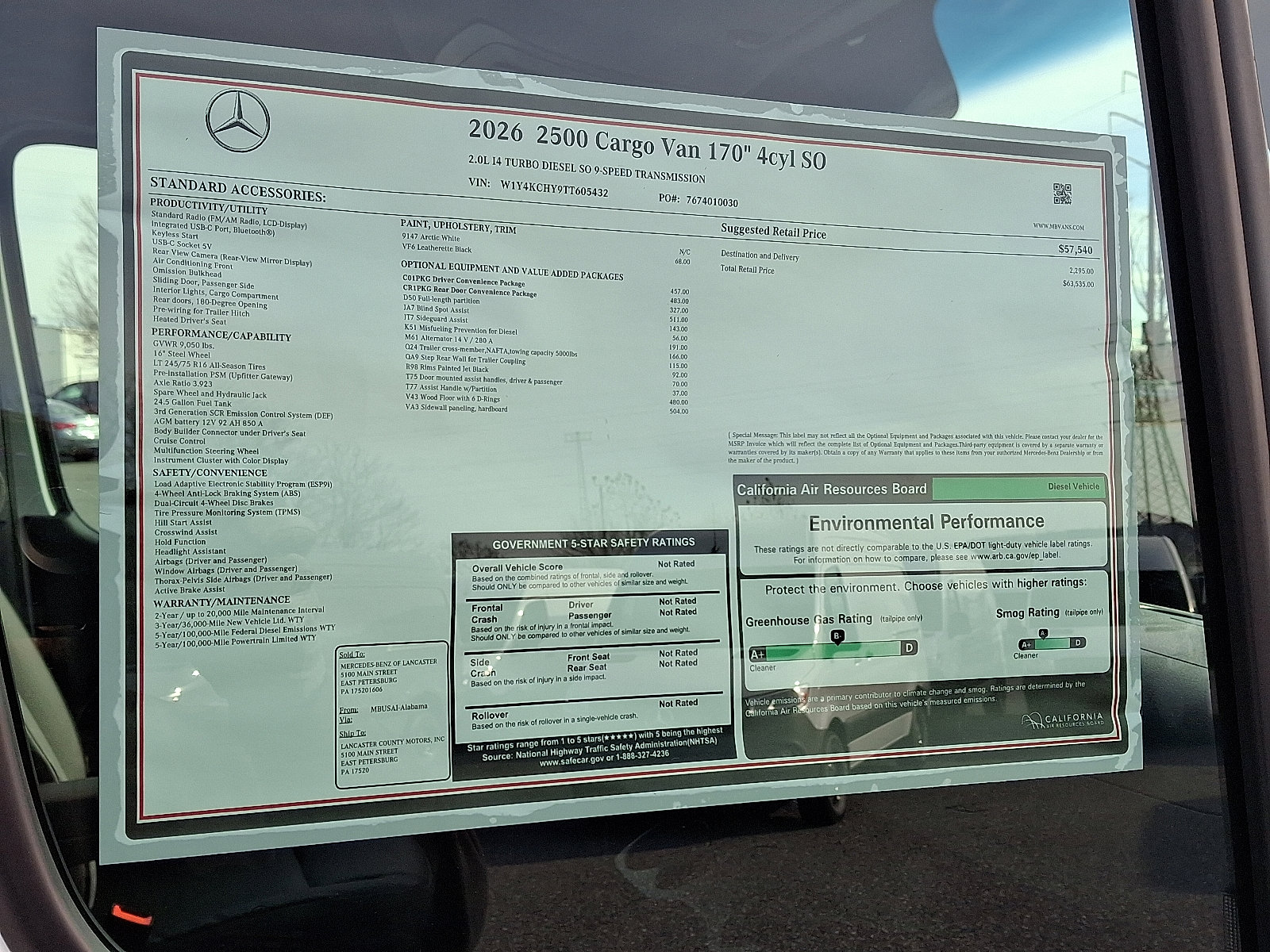 New 2026 Mercedes-Benz Sprinter 2500 image 24