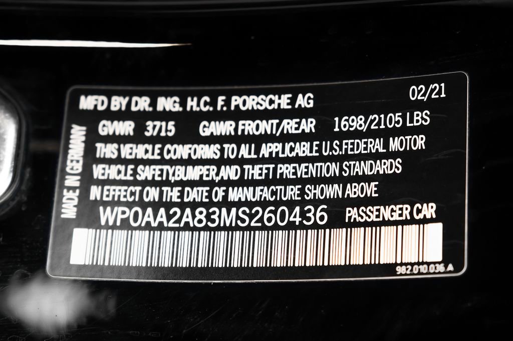 Used 2021 Porsche 718 Cayman w/ Premium Package image 61