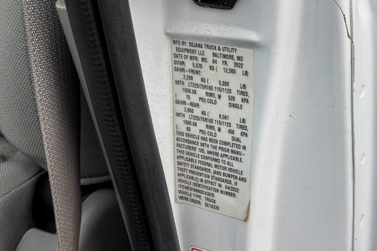 Used 2022 Ford E-350 and Econoline 350 Super Duty w/ Power Windows & Locks Group RWD image 24