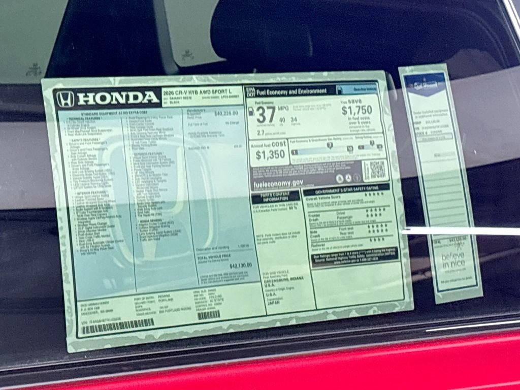 New 2026 Honda CR-V Sport-L image 24