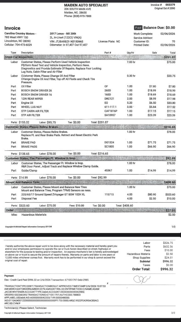 Used 2017 Lexus NX 200t AWD image 18