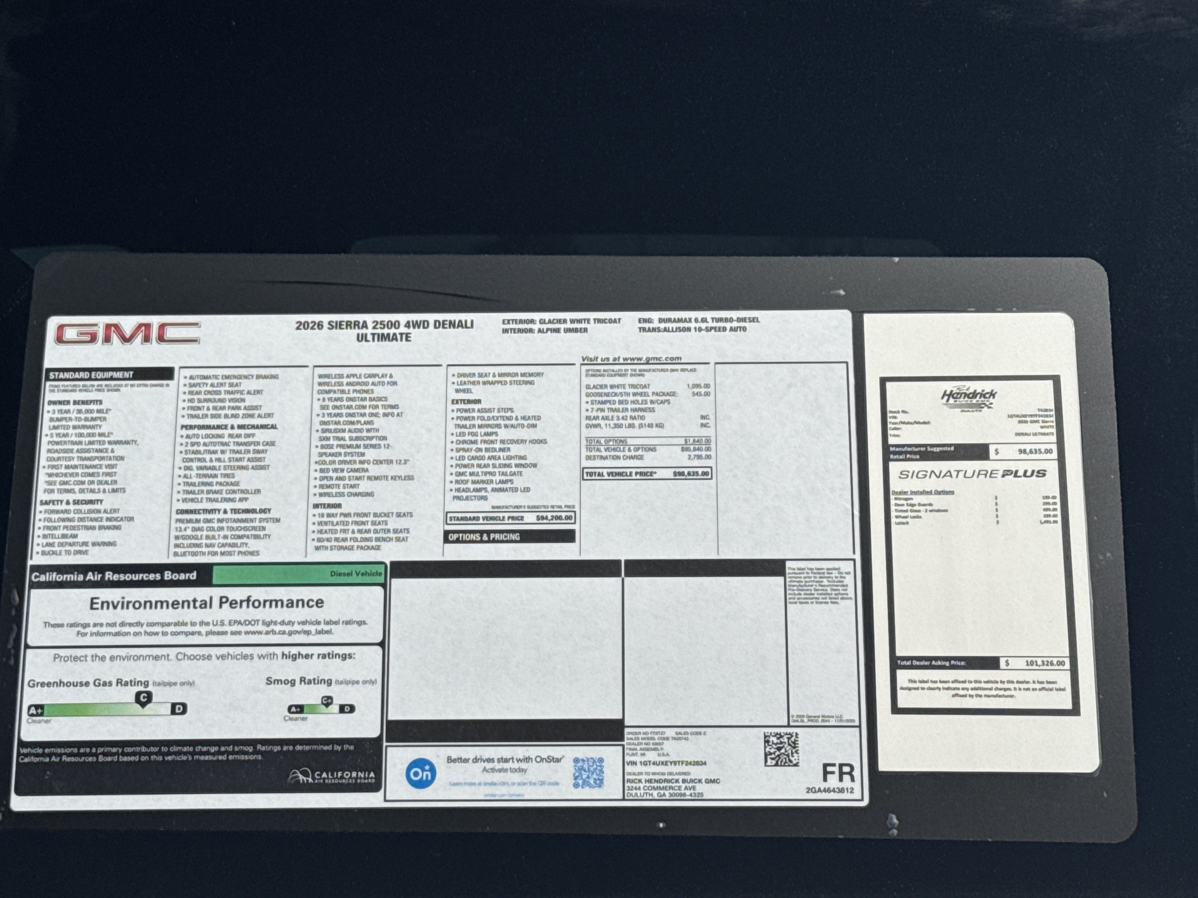 New 2026 GMC Sierra 2500 Denali Ultimate AWD/4WD image 38
