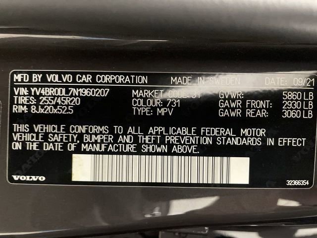 Used 2022 Volvo XC60 T8 Inscription w/ Advanced Package image 45