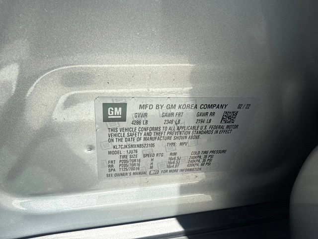 Used 2022 Chevrolet Trax LS w/ Tint and Cruise Package FWD image 12