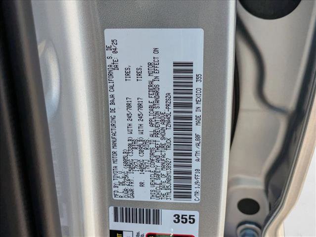 New 2025 Toyota Tacoma SR5 AWD/4WD image 17