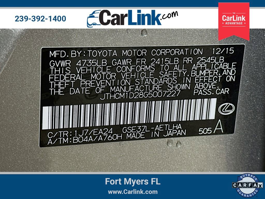 Used 2016 Lexus IS 300 AWD w/ Navigation System Package image 40