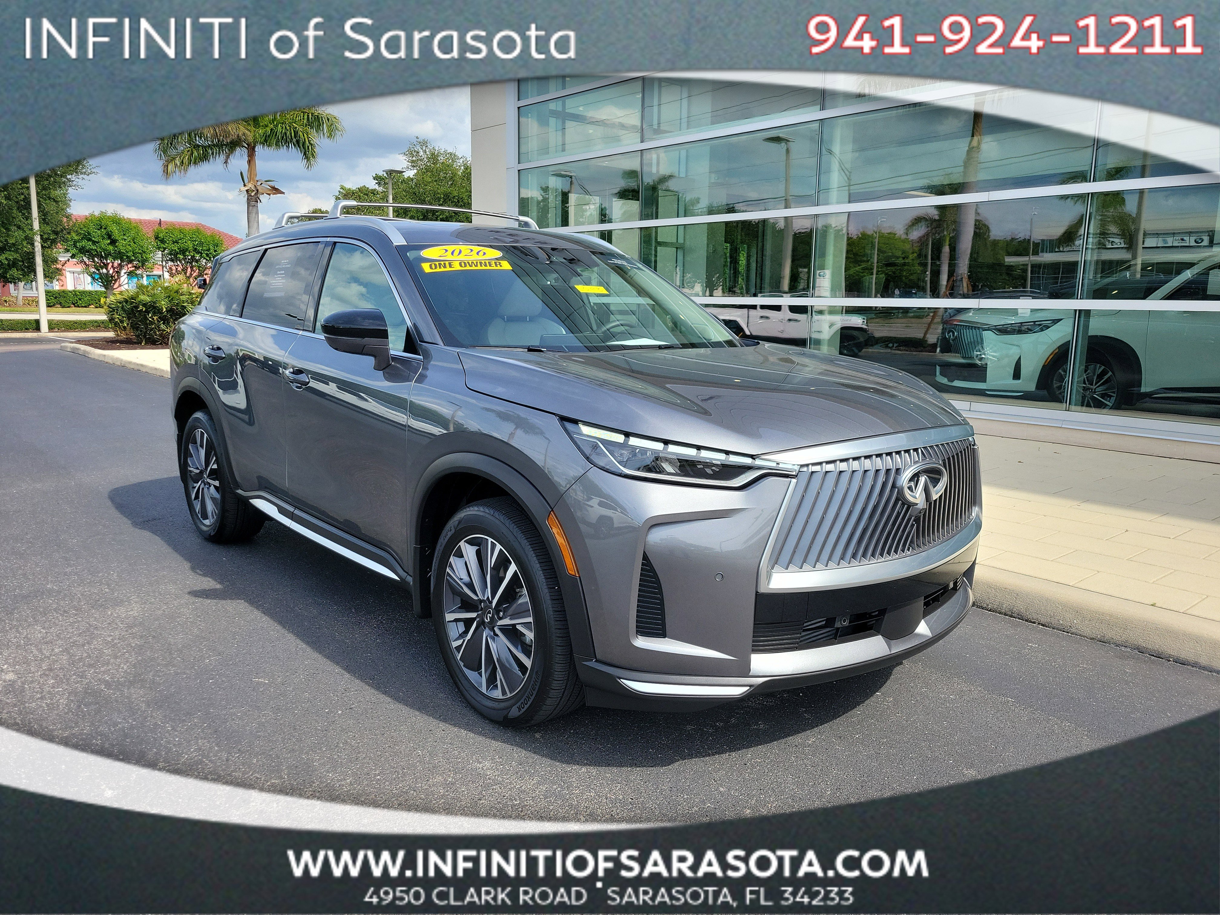 Certified 2026 INFINITI QX60 Luxe w/ Family Package FWD image 1