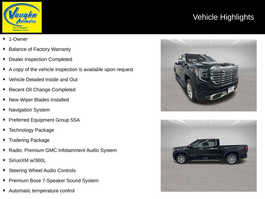 Used 2024 GMC Sierra 1500 Denali w/ Technology Package image 2