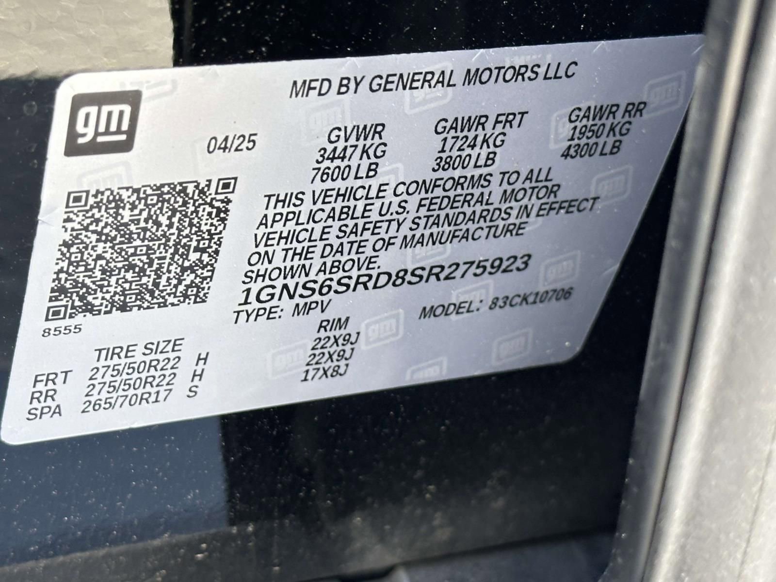 Used 2025 Chevrolet Tahoe Premier AWD/4WD image 28