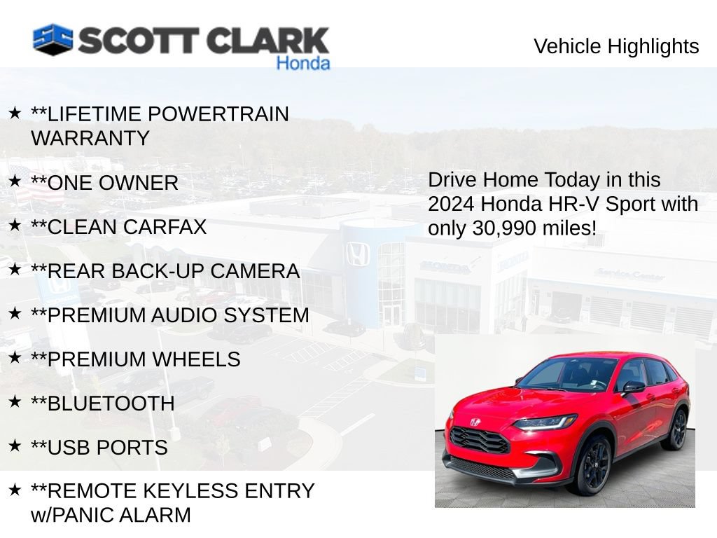Used 2024 Honda HR-V Sport image 11