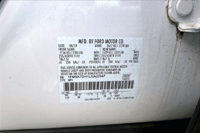 Used 2020 Ford Explorer XLT w/ Equipment Group 202A RWD image 14