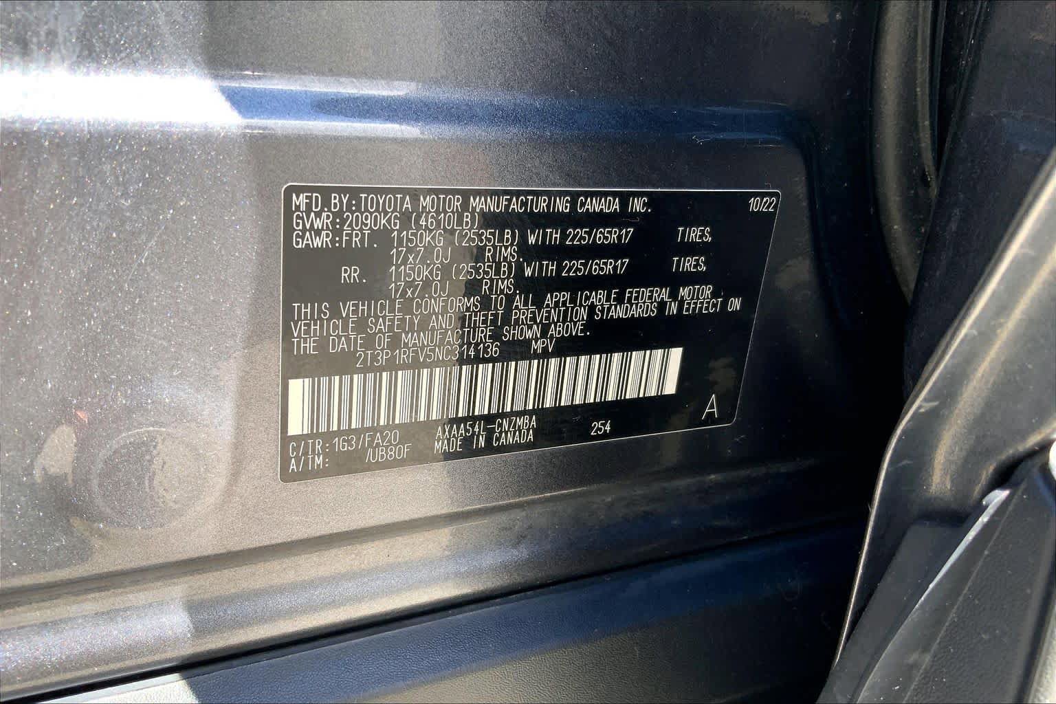Used 2022 Toyota RAV4 XLE w/ Convenience Package AWD/4WD image 37