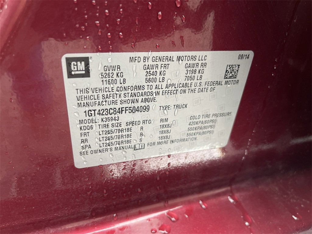 Used 2015 GMC Sierra 3500 SLT w/ Duramax Plus Package image 32