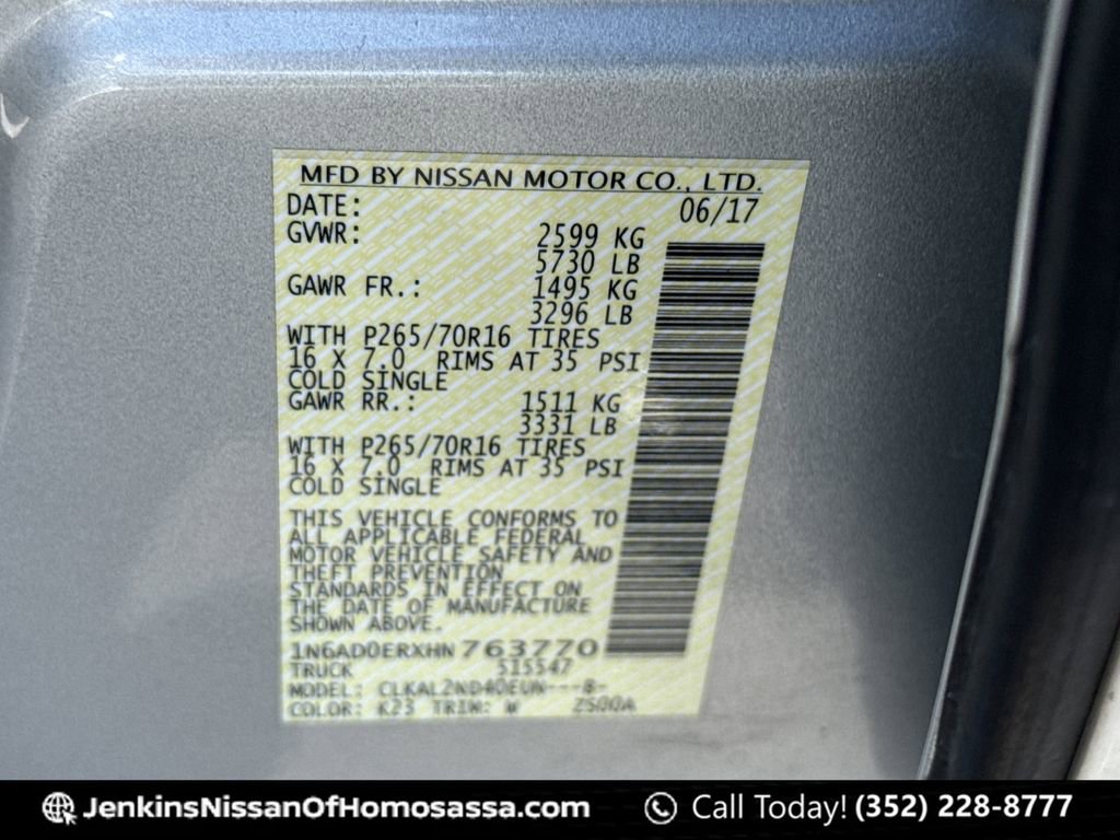 Used 2017 Nissan Frontier SV RWD image 40