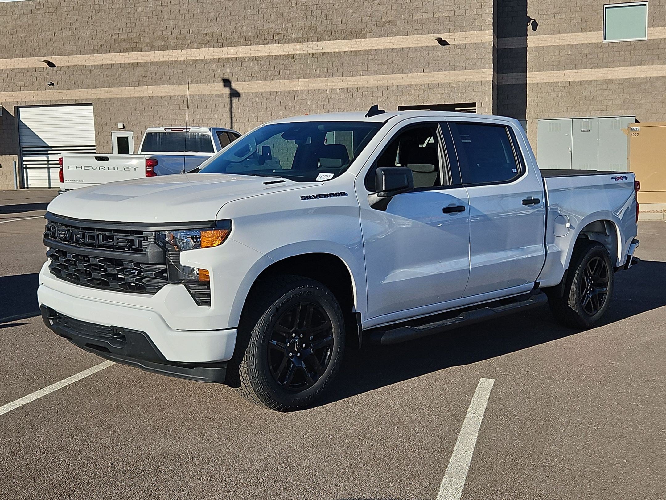 New 2026 Chevrolet Silverado 1500 Custom w/ Turbomax Blackout Package AWD/4WD image 12