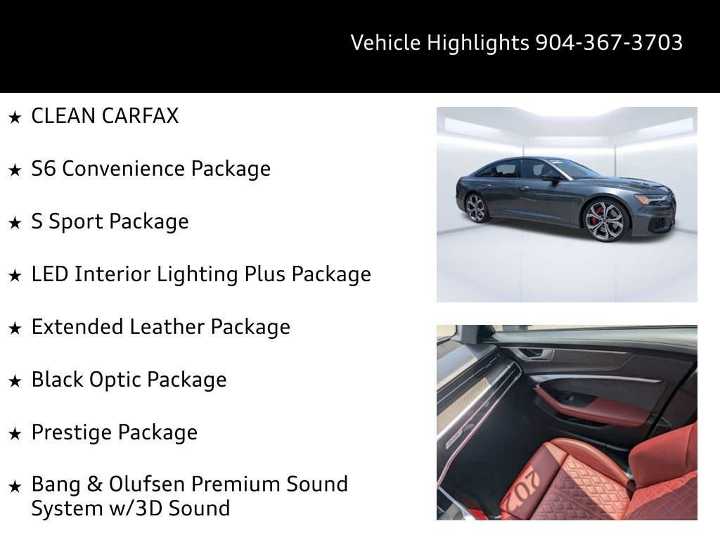 Certified 2024 Audi S6 Prestige AWD/4WD image 12