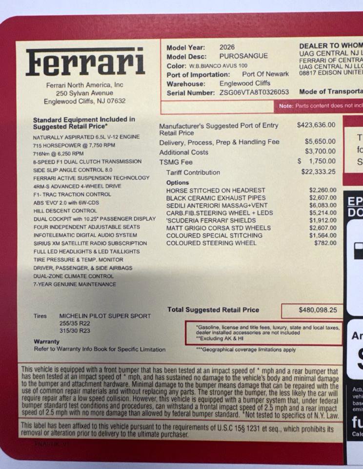 Used 2026 Ferrari Purosangue image 25