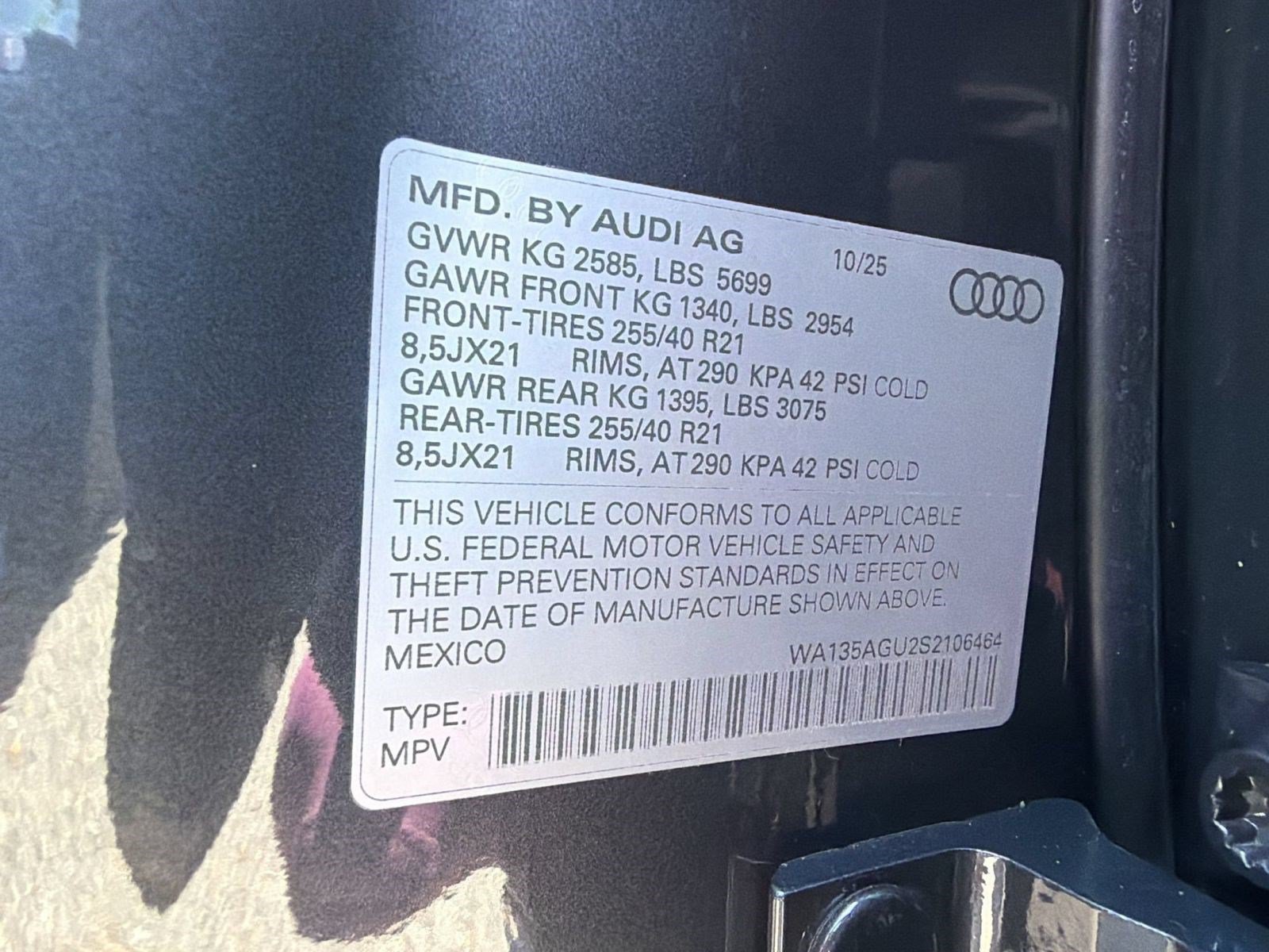 Certified 2025 Audi SQ5 Prestige AWD/4WD image 27
