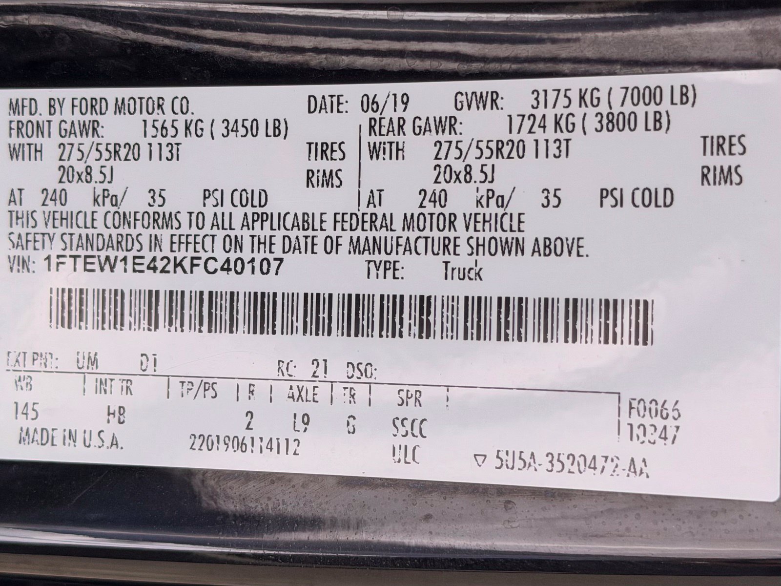 Used 2019 Ford F150 Lariat AWD/4WD image 46