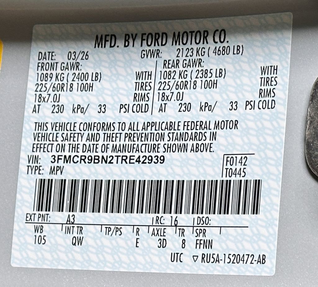 New 2026 Ford Bronco Sport Big Bend AWD/4WD image 44