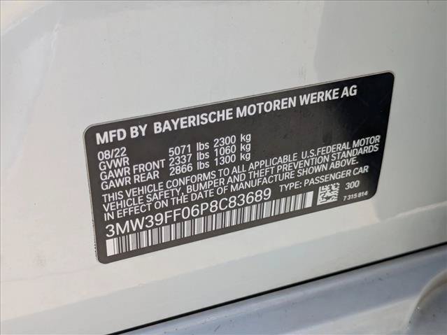 Used 2023 BMW 330e w/ Convenience Package RWD image 27