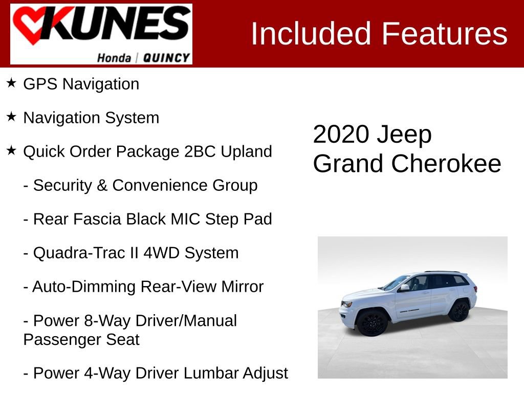 Used 2020 Jeep Grand Cherokee Altitude image 2