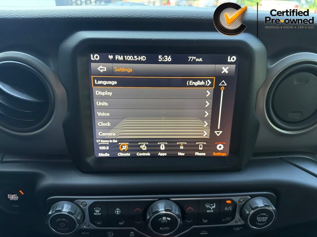 Certified 2021 Jeep Gladiator Sport AWD/4WD image 72
