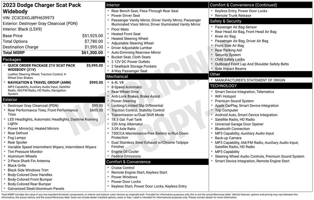 Used 2023 Dodge Charger Scat Pack RWD image 36