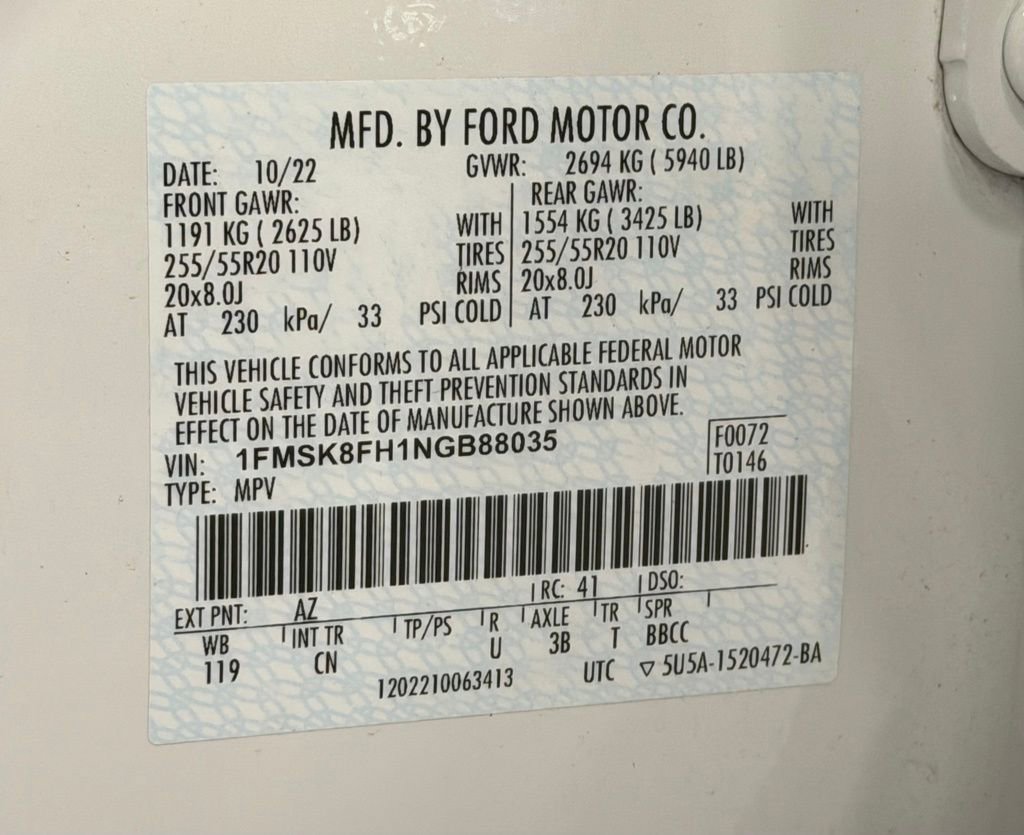 Used 2022 Ford Explorer Limited w/ Limited Technology Package image 31