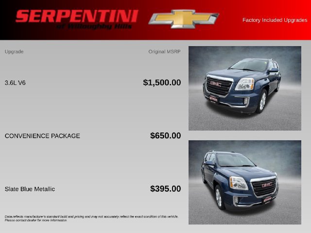 Used 2017 GMC Terrain SLE w/ Convenience Package AWD/4WD image 4