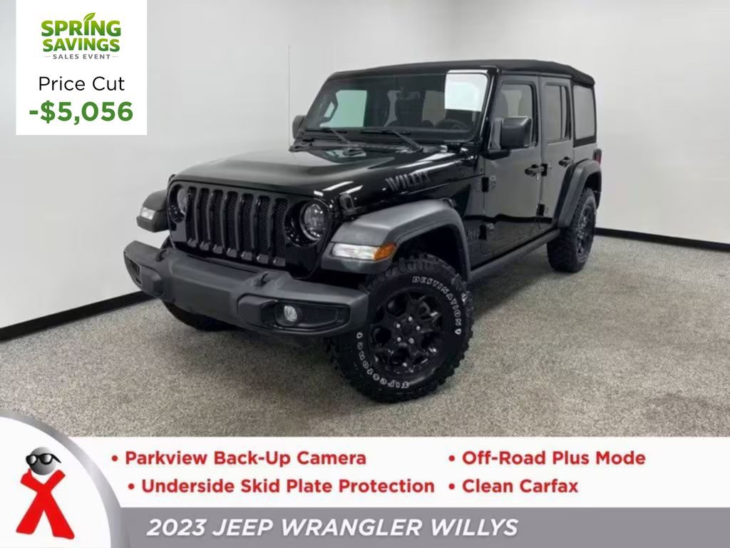 Used 2023 Jeep Wrangler Willys image 1