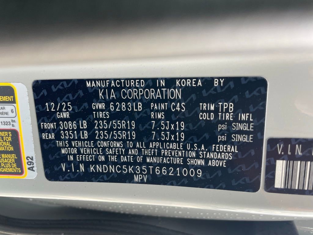 New 2026 Kia Carnival EX image 35