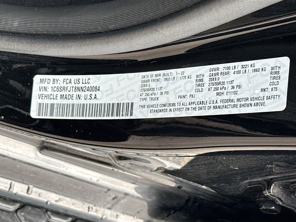 Used 2022 RAM 1500 Laramie AWD/4WD image 32