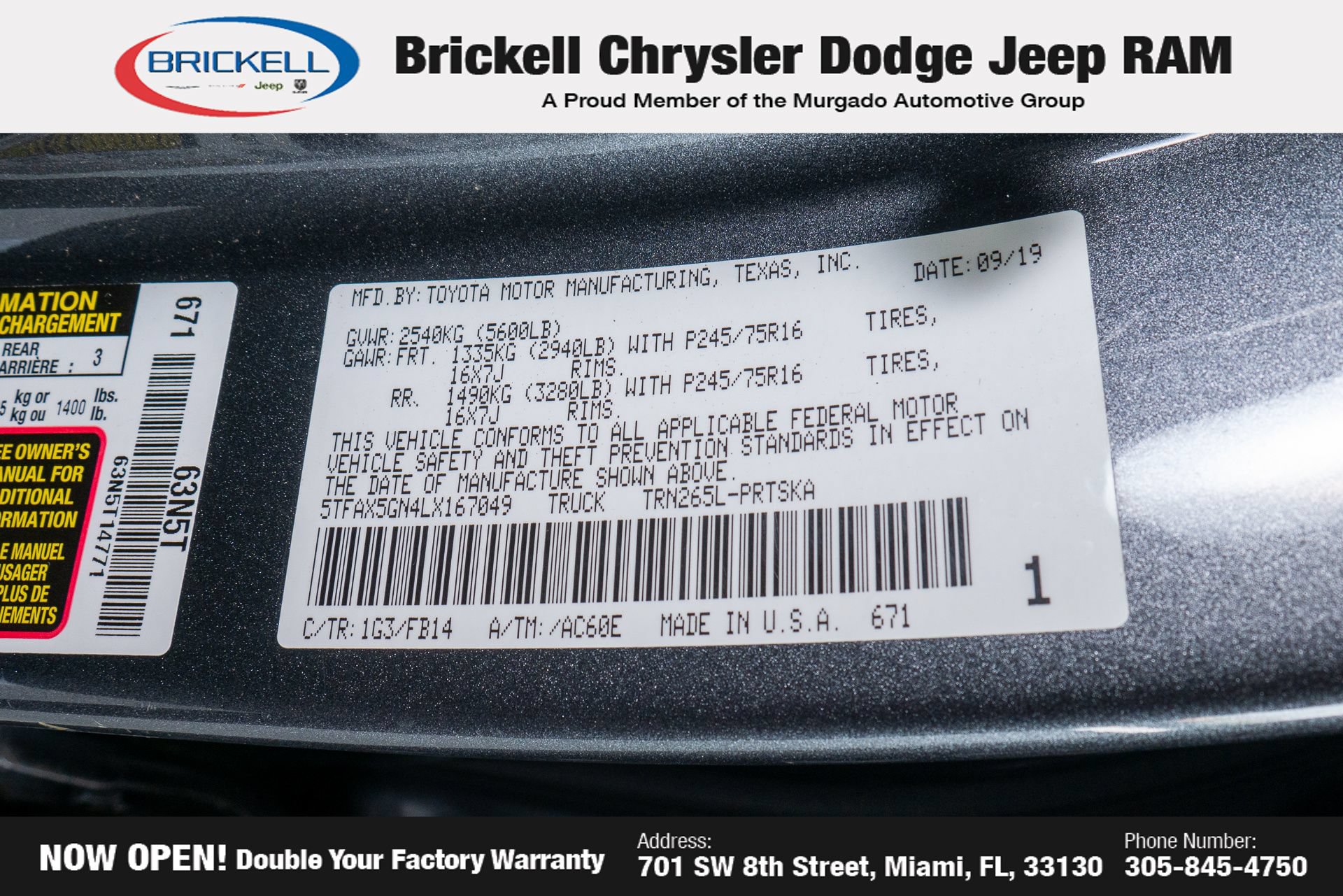 Used 2020 Toyota Tacoma SR w/ SR Convenience Package RWD image 32