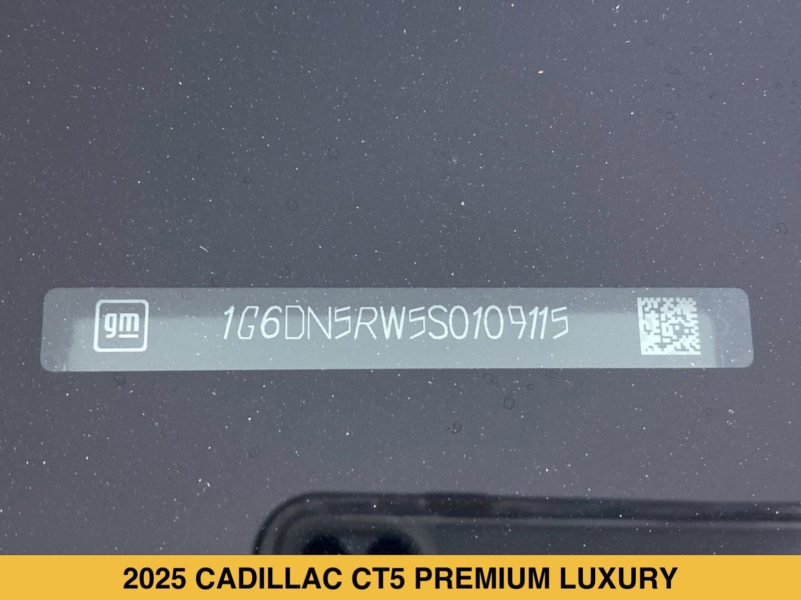 Certified 2025 Cadillac CT5 Premium Luxury RWD image 17