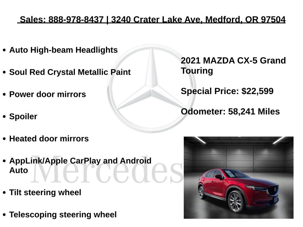Used 2021 MAZDA CX-5 Grand Touring image 10