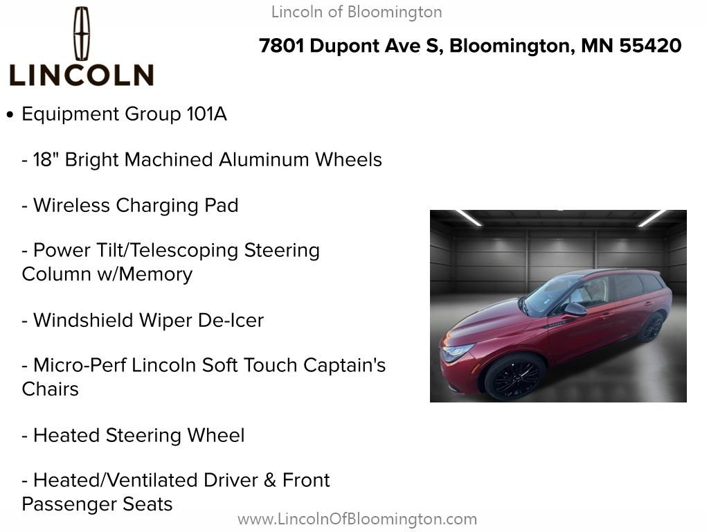 New 2025 Lincoln Corsair AWD w/ Equipment Group 101A image 5