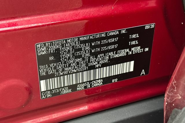 Used 2021 Toyota RAV4 XLE w/ Convenience Package FWD image 35
